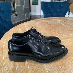 Yang Li Black Leather Lace Up Derby